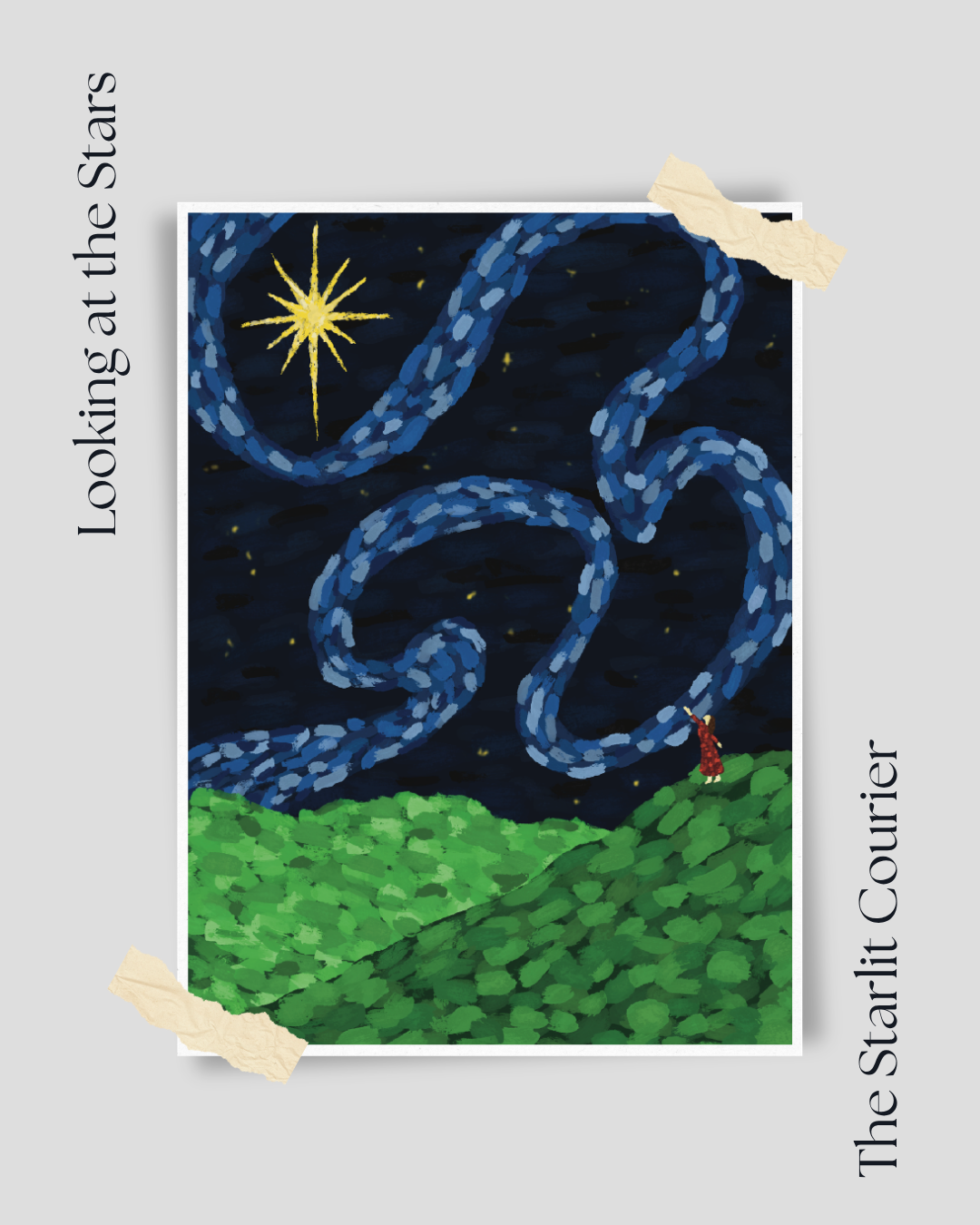 Looking at the Stars - 7x5 Print
