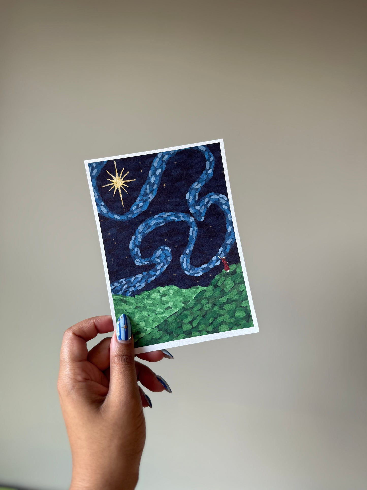 Looking at the Stars - 7x5 Print